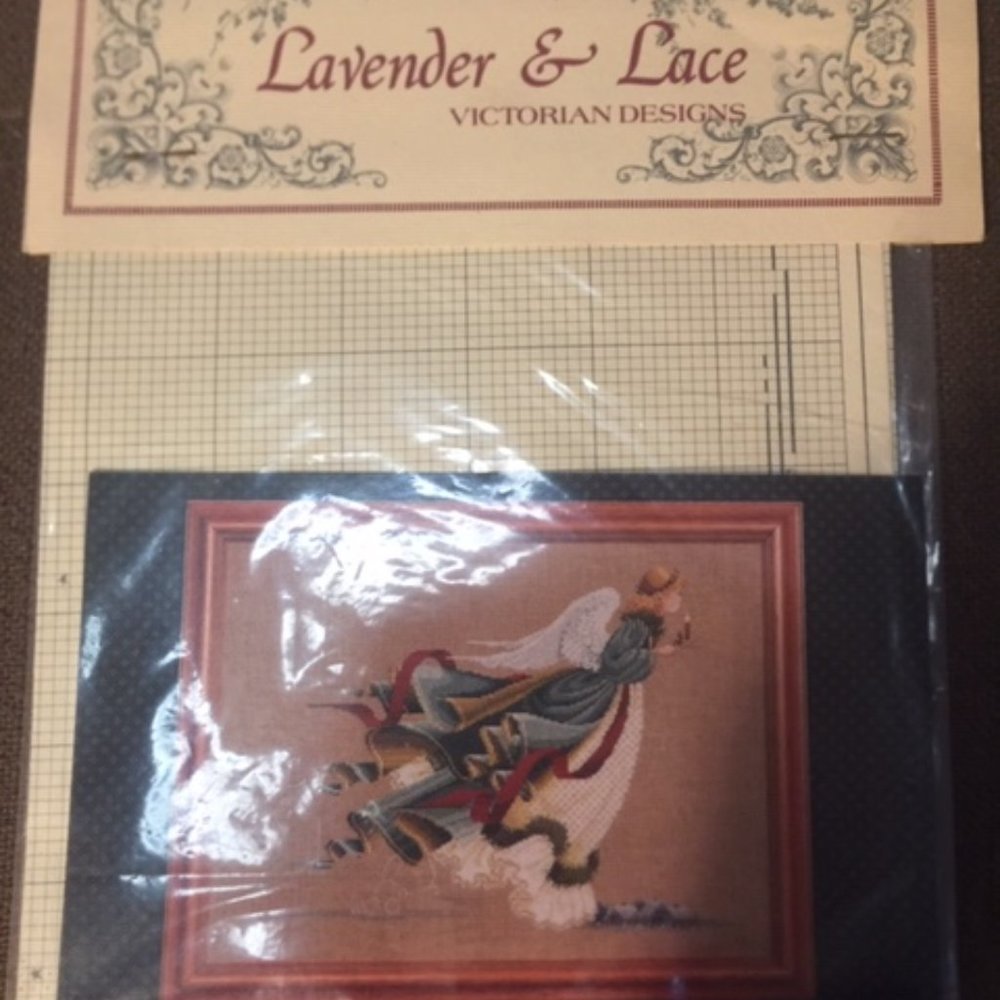 Lavender & Lace Cross Stitch Pattern
